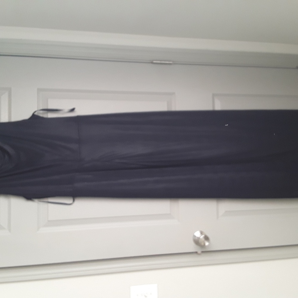 Navy Blue Ralph Lauren Evening Gown